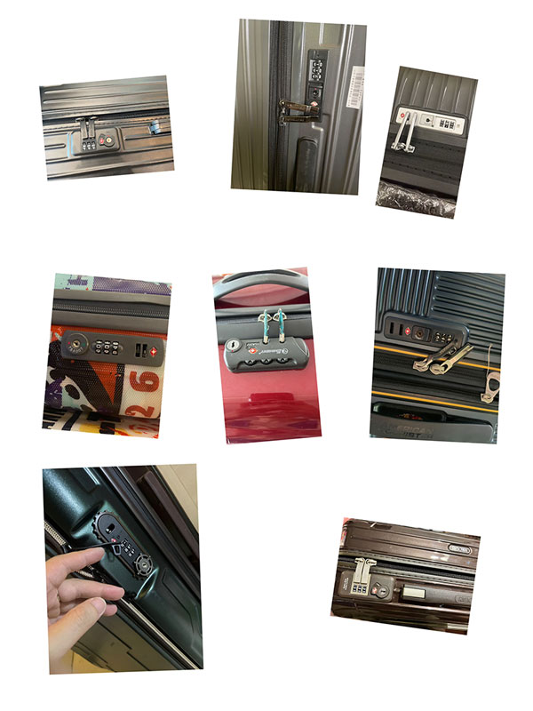 Various brands and models of luggage password locks can be unlocked